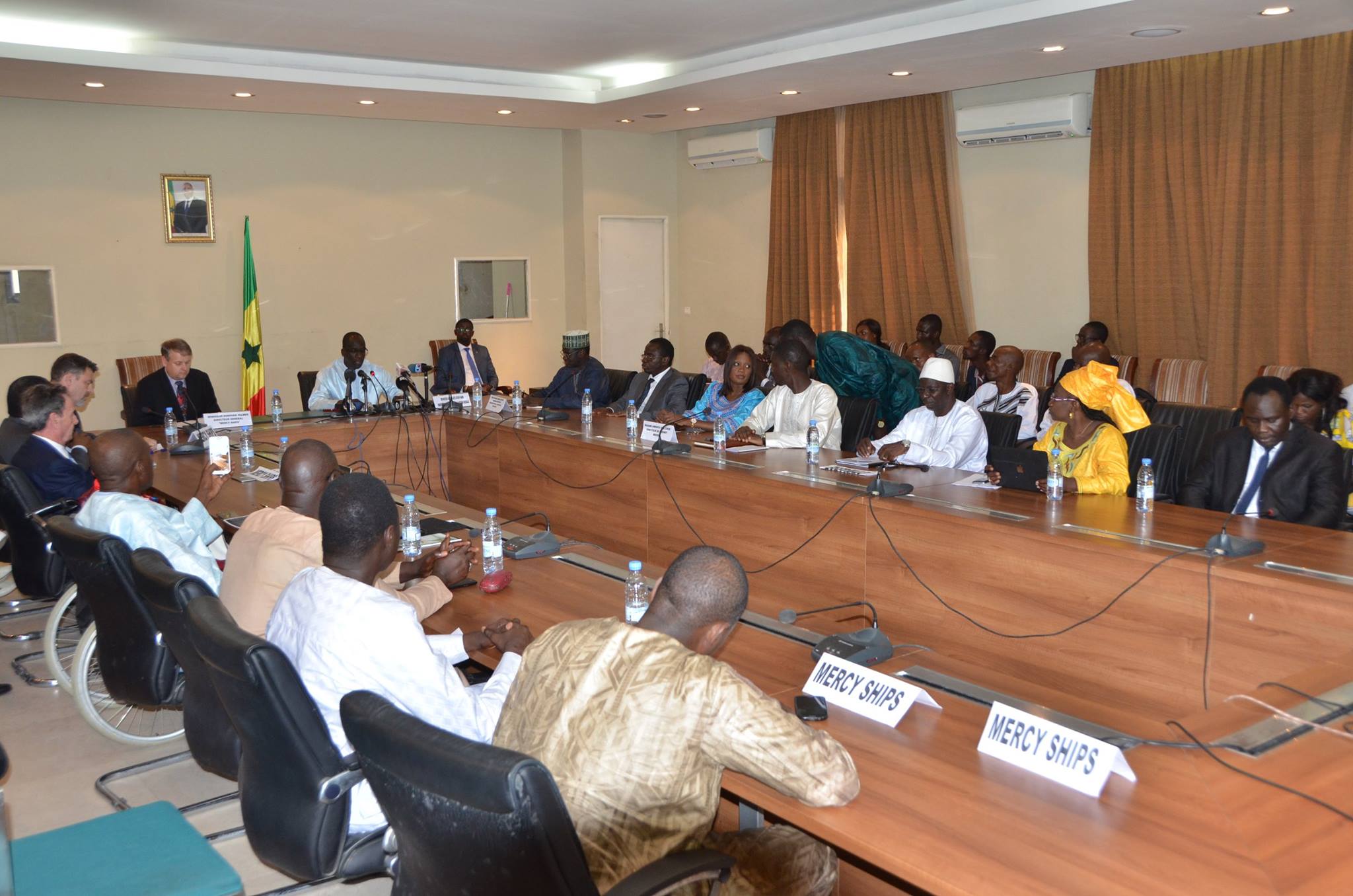 Dakar: Signature d’Accord de siège pour le bateau-hôpital entre le Gouvernement du Sénégal et  l’ONG « MERCY SHIPS » (Images)