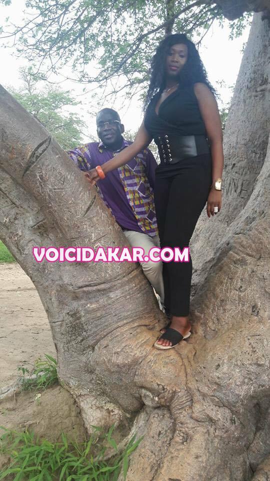 (Photos) Images Inédites: Aliou Sow en compagnie de sa nouvelle femme Marie Wade