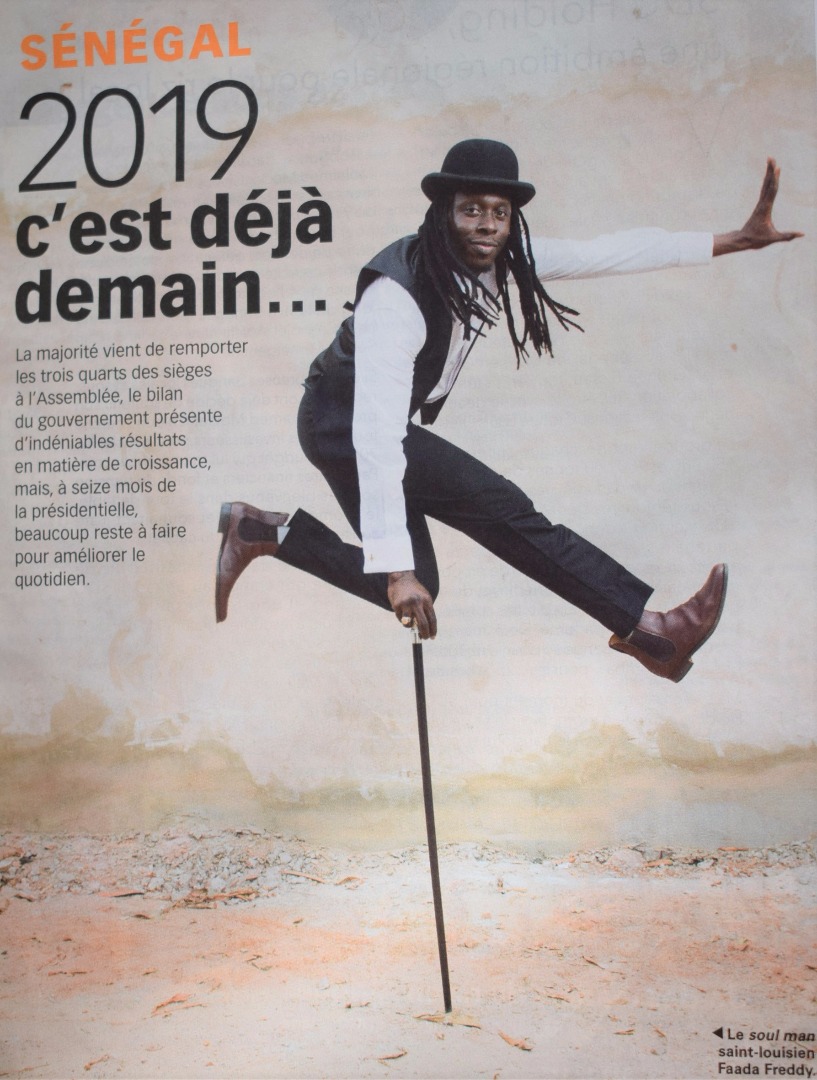Photos : Fadda Freddy illustre la page spéciale réservée au Sénégal par JA Mag