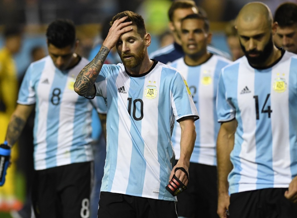 Méssi dépité, Argentine risque de rater Russie 2018