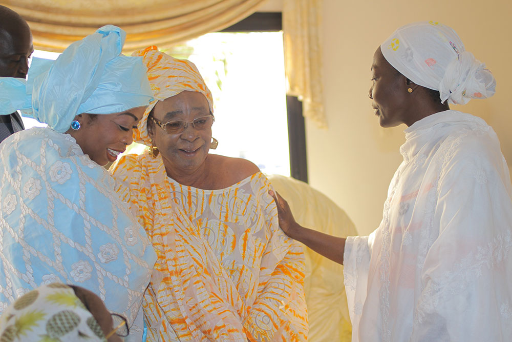 Photos : Adja Ndèye Sokhna Mboup, la maman de Youssou Ndour et Aby Ndour chez Coumba Gawlo Seck