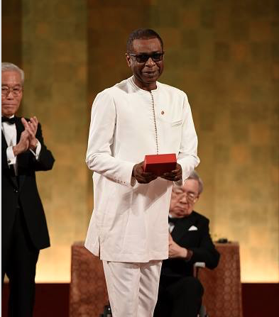 People : Youssou Ndour a reçu son prix Praemium Imperiale au Japon