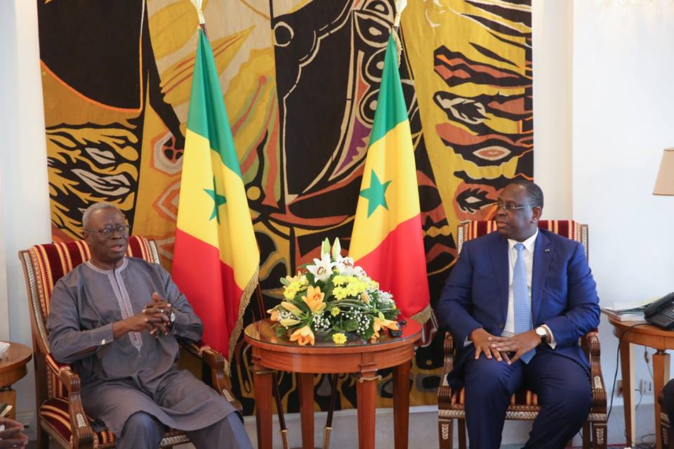 Macky Sall s'est entretenu avec les membres du Groupe de Réflexion pour la Paix en Casamance.