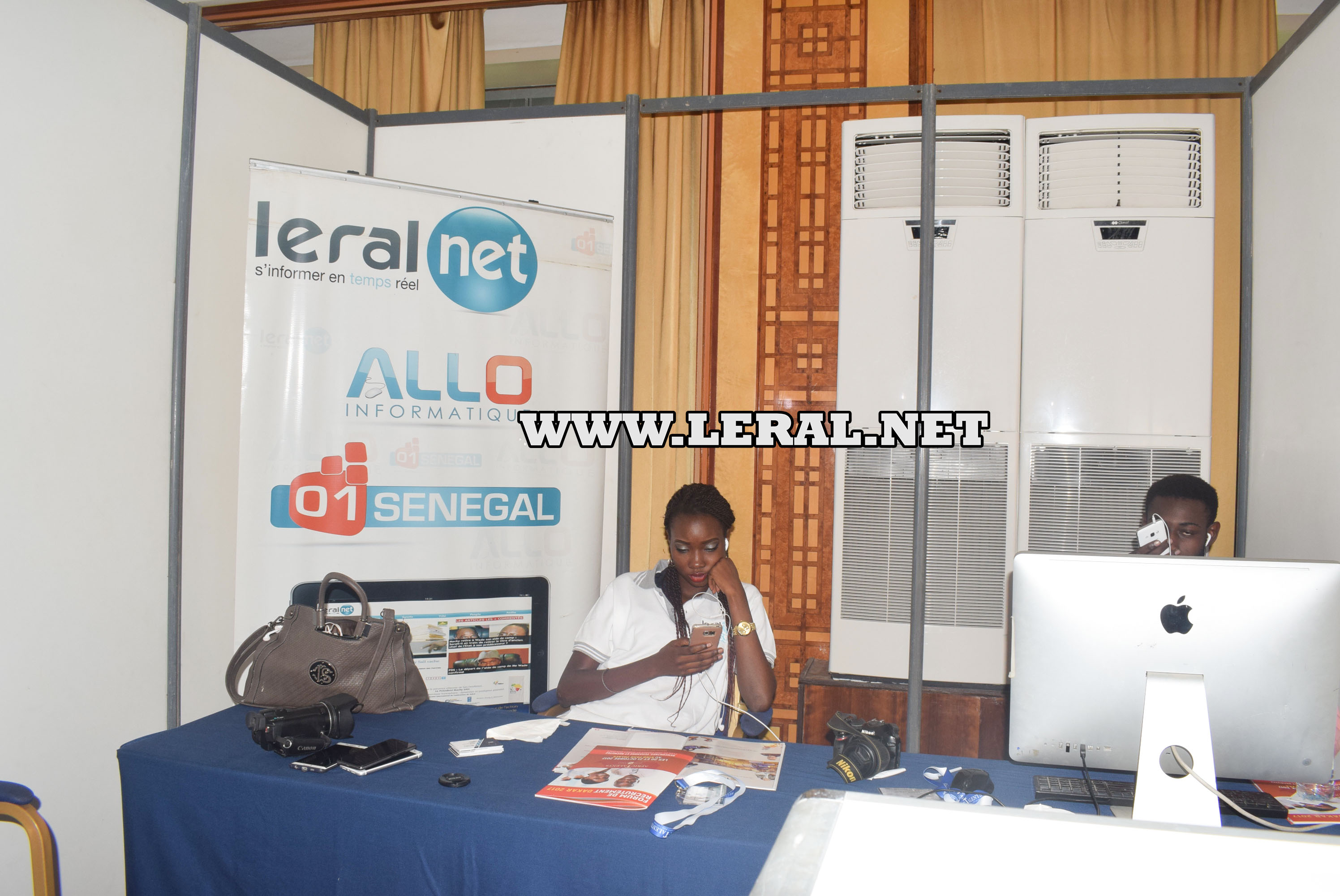 Photos: Leral.net au Forum de Recrutement Afric Talents