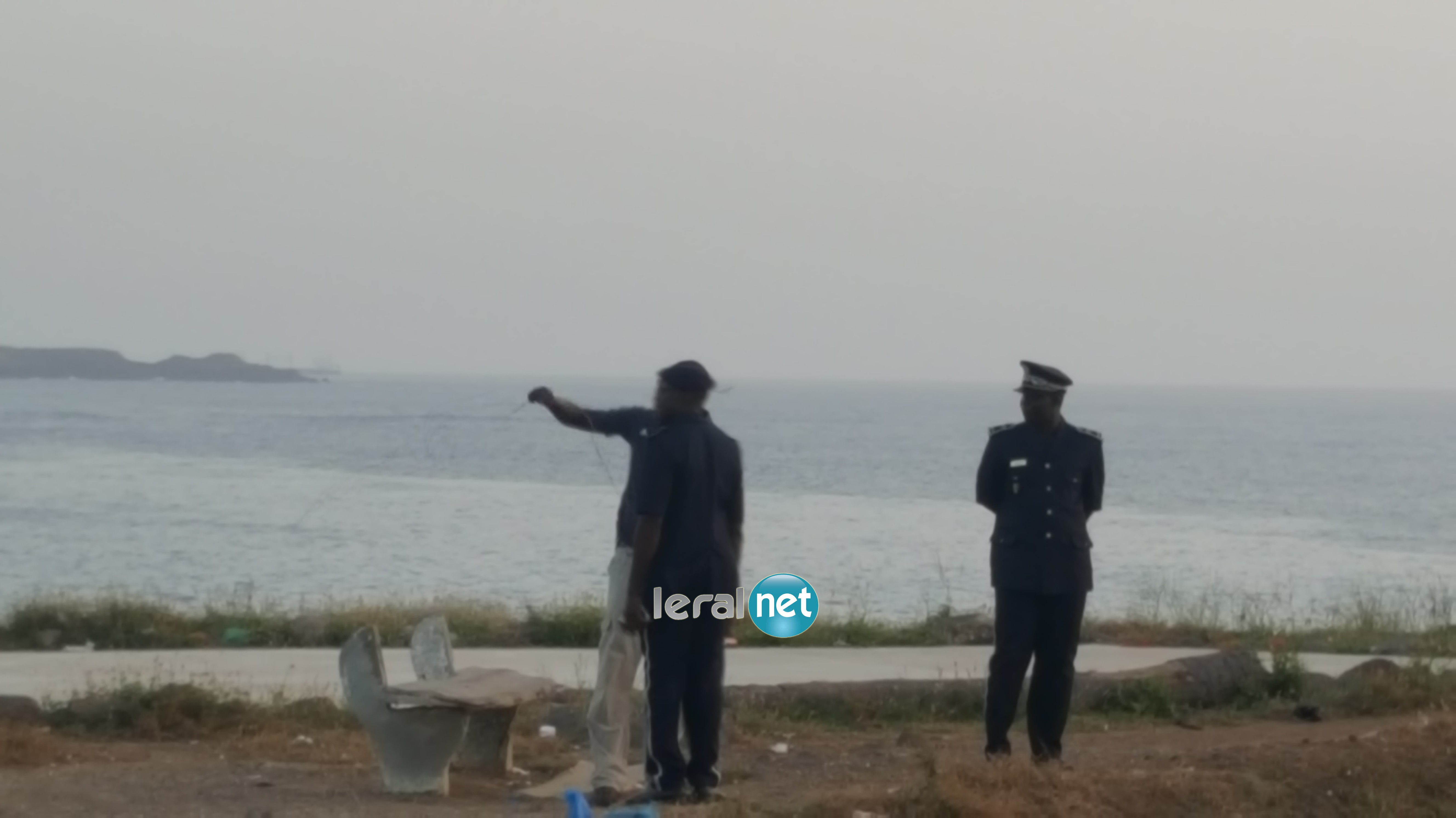 Photos : Découverte d’un obus de 400 kg en face de l’Ambassade du Mali, sur la Corniche Ouest
