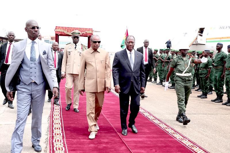 Le Président de la République, Alassane OUATTARA, en visite d’amitié et de travail en Guinée.