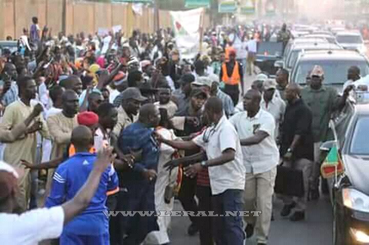PHOTOS- Accueil populaire du président de la République, S.E.M Macky Sall dans la ville sainte de Touba