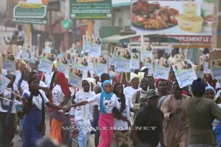 PHOTOS- Accueil populaire du président de la République, S.E.M Macky Sall dans la ville sainte de Touba