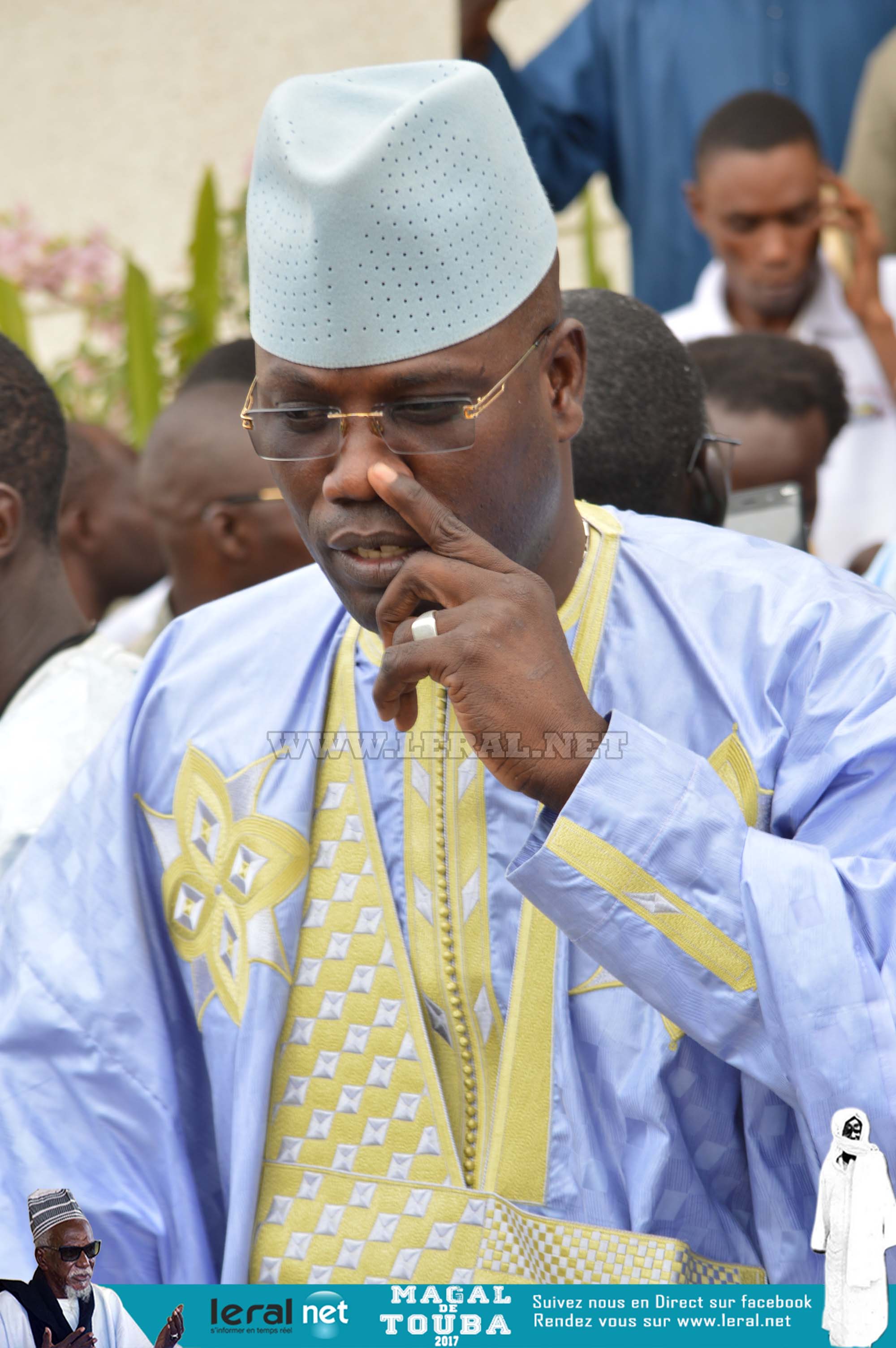 Magal Touba 2017: Images de la visite de l'ex-président Abdoulaye Wade