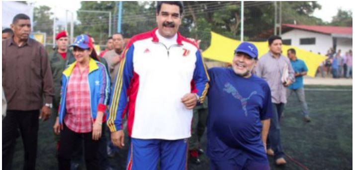 Maradona est «un soldat» de Nicolas Maduro, le président vénézuélien