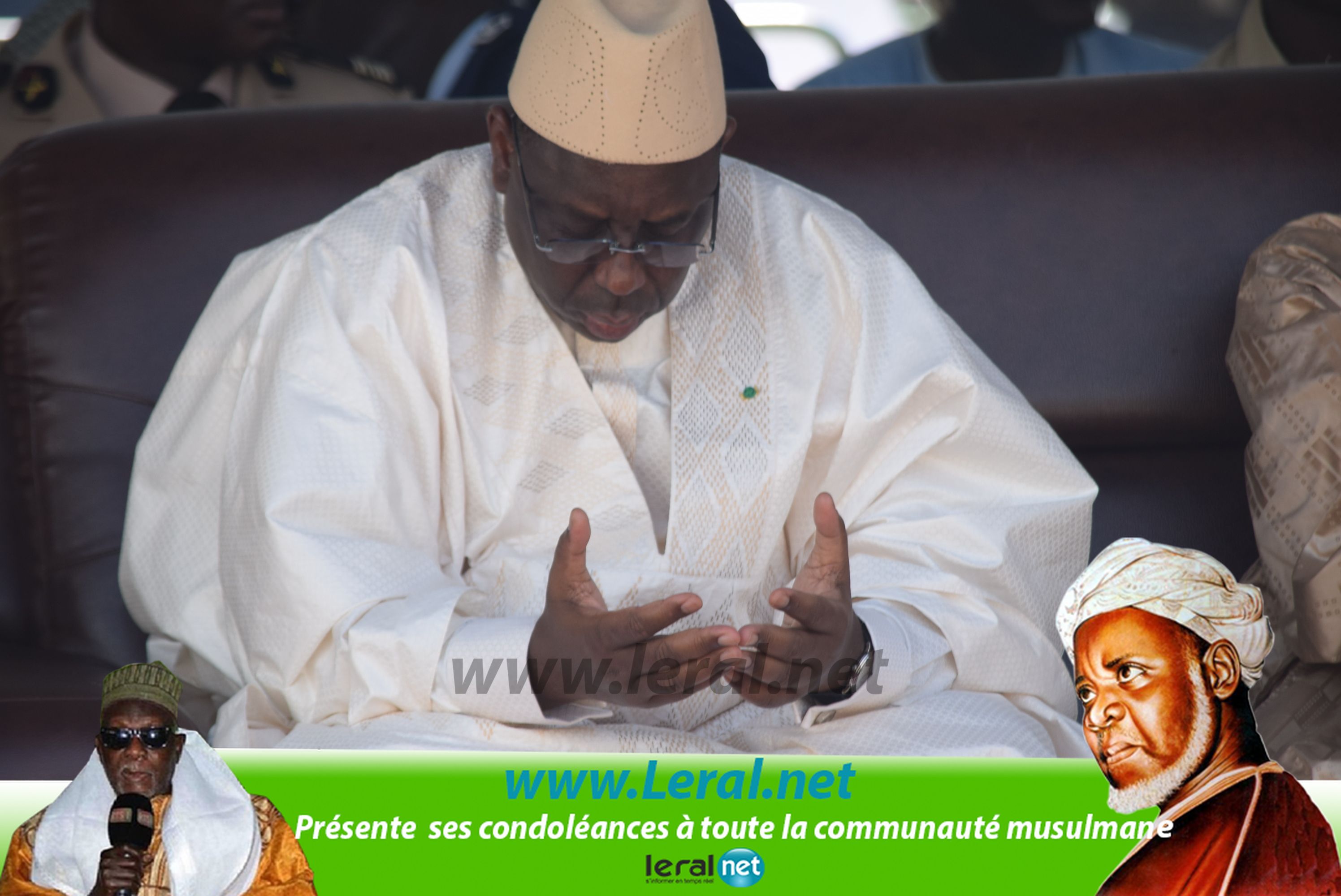 Images: Le Président de la République à Leona Niassene pour présenter ses condoléances