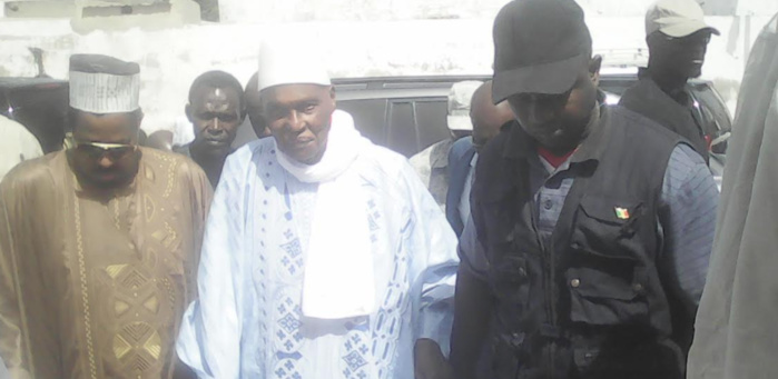 Arrivée de Me Abdoulaye Wade à Léona Niassène