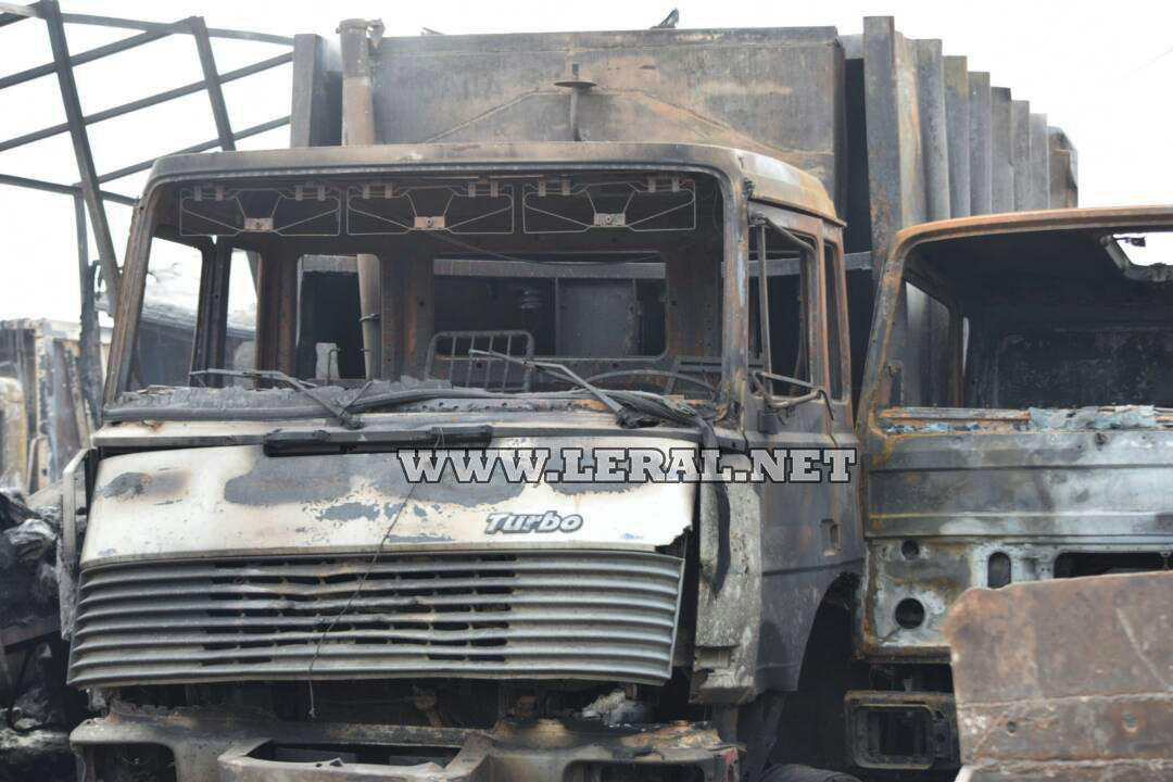 Images- Constatez les dégâts causés par l'incendie au Pakk Lambaye