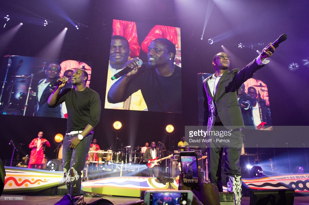 (Photos ) Revivez le Show AKON à Bercy avec Youssou NDour (SONG DANN LIVE)