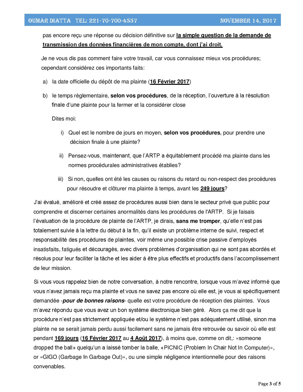 L'Artp a-t-elle des raisons de protéger l'opérateur Expresso ? ( Partie II)