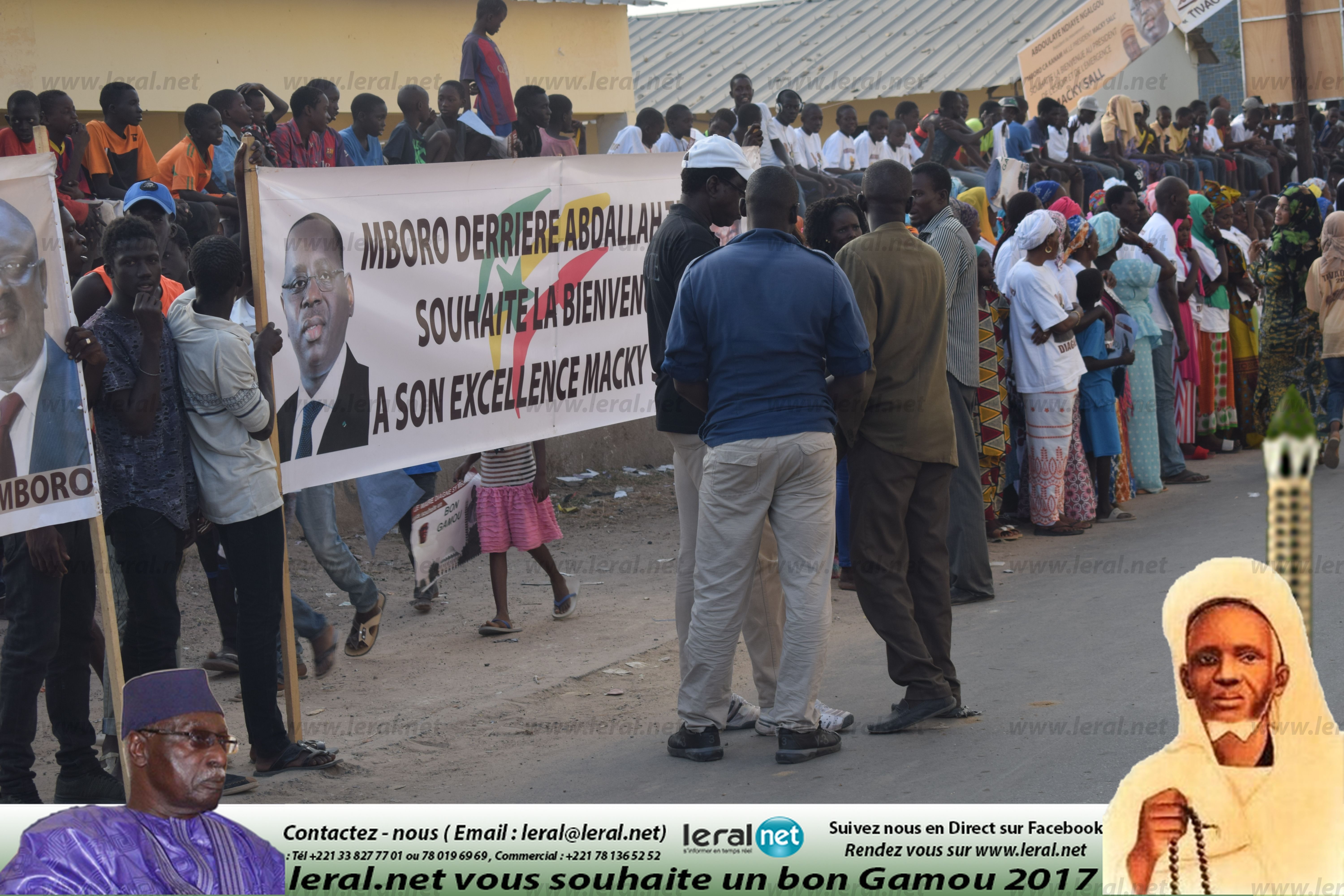 Photos - Accueil du President Macky Sall à Tivaouane