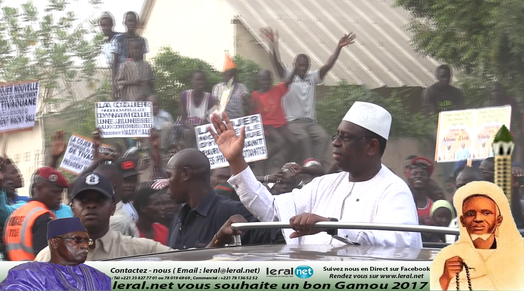 Photos - Accueil du President Macky Sall à Tivaouane