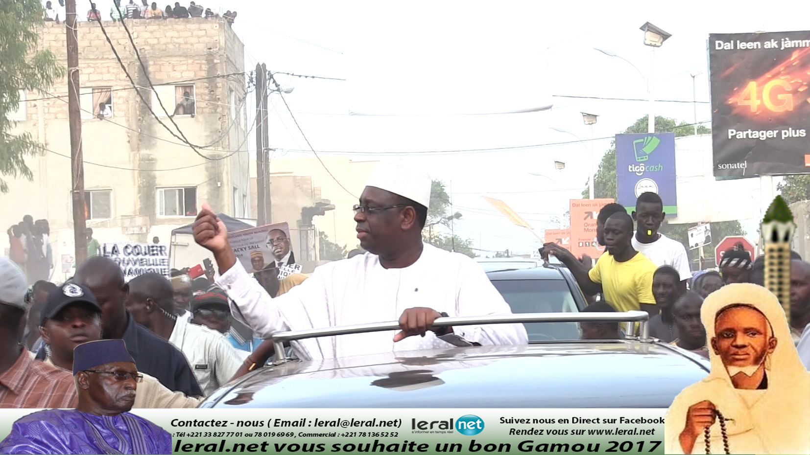 Photos - Accueil du President Macky Sall à Tivaouane