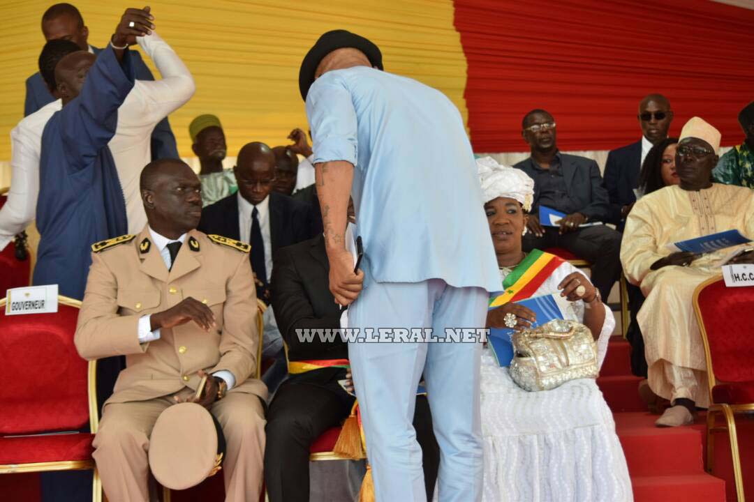 Photos: Elh Ousseynou Diouf á la cérémonie de pose de la première pierre du Port Minéralier de Sendou-Bargny
