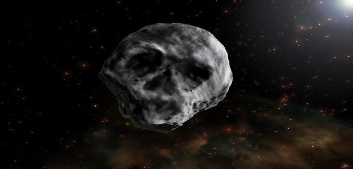Un astéroïde à la forme d’un crâne humain se rapproche curieusement de la Terre