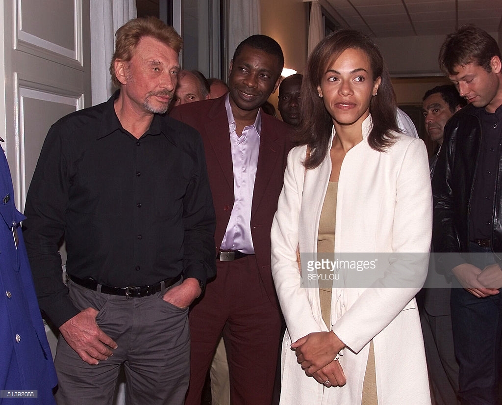 Photos : Youssou Ndour, Syndièly Wade et Johnny Halliday Photos : Youssou Ndour, Syndièly Wade et Johnny Halliday