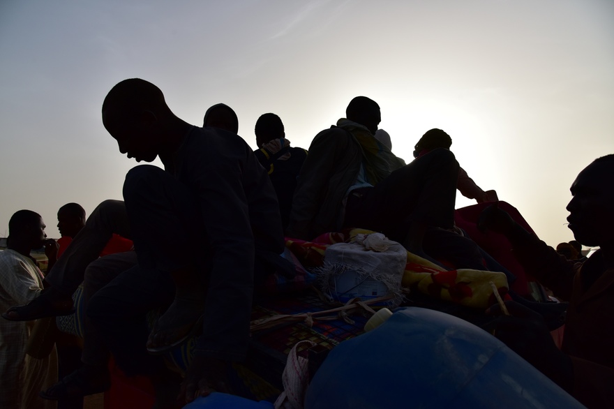 Des migrants de retour au Niger après avoir fuit la Libye en mars 2017 (illustration)