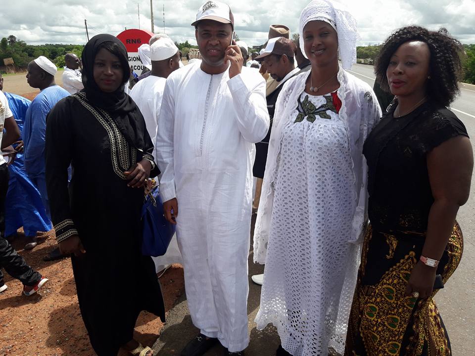 Aminata Diao Baldé en blanc