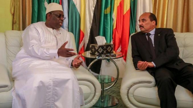 Sénégal-Mauritanie: Macky Sall et Mohamed Ould Abdel  Aziz se parlent au téléphone