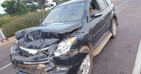La voiture du président du Conseil National de la Jeunesse victime d'un grave accident …
