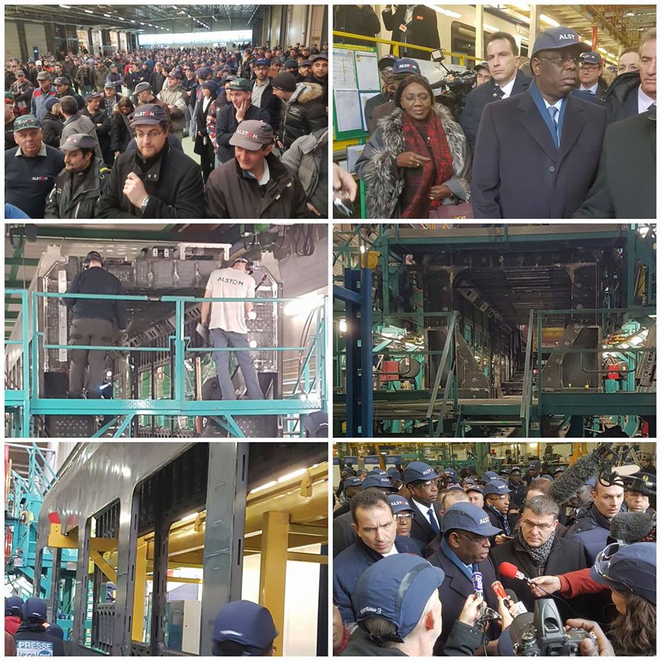 Photos archives : Macky Sall à Alstom