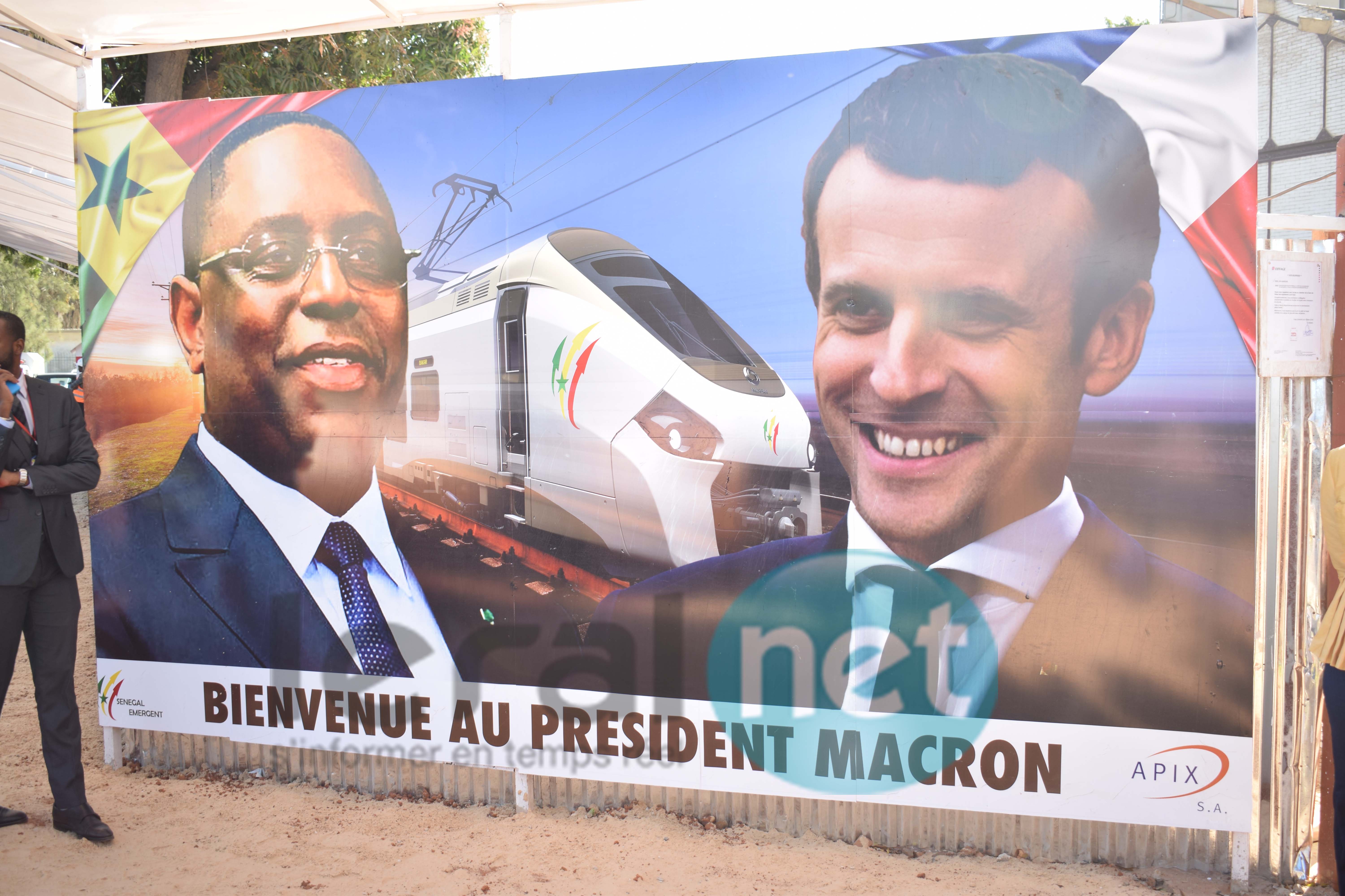 Photos : La France et le Sénégal vérifient l'état d'avancement des travaux du Train Express régional