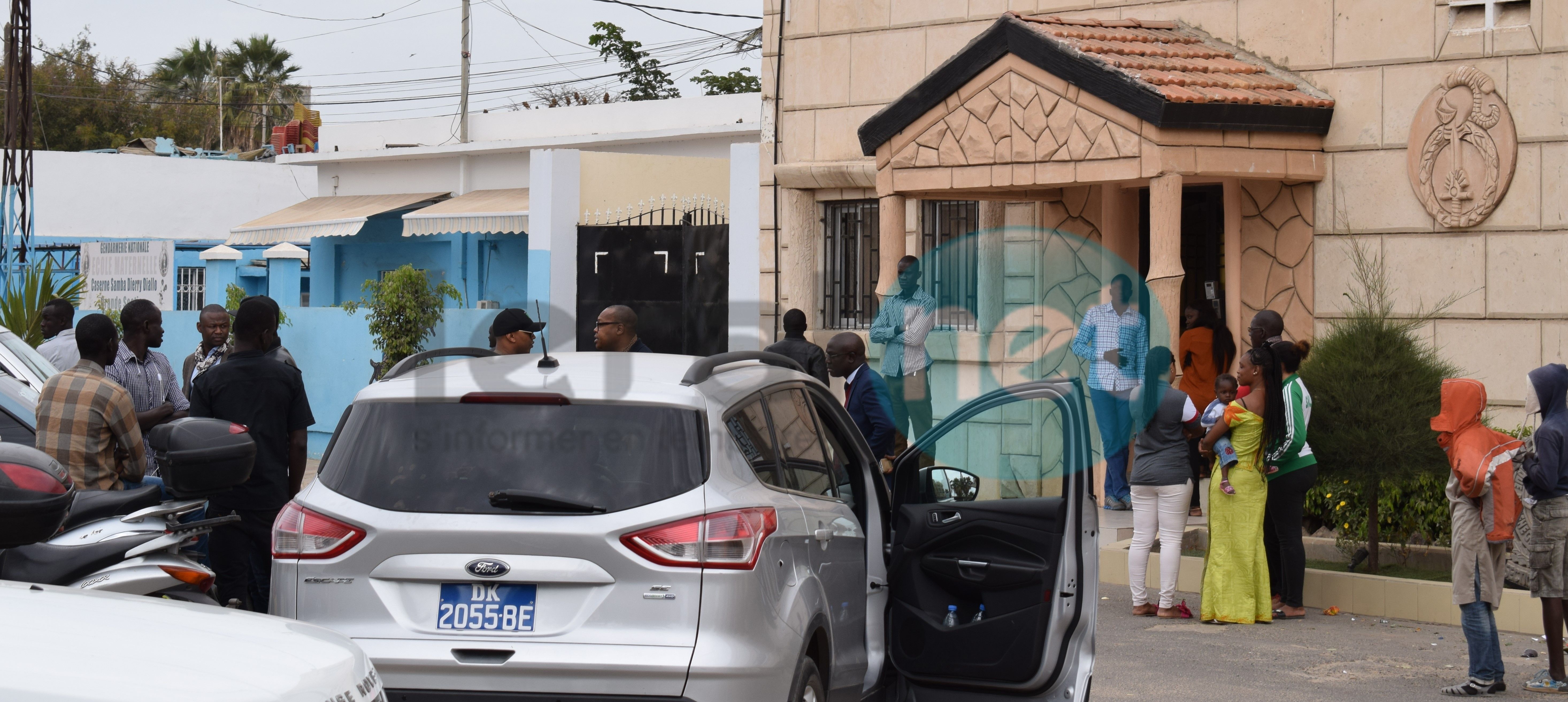 Les images de El Hadji Ousseynou Diouf à sa sortie d'audition de la Section de recherches de la gendarmerie