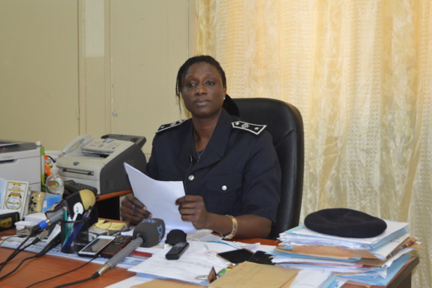 Commissaire Tabara Ndiaye, chef du bureau des relations publiques de la police