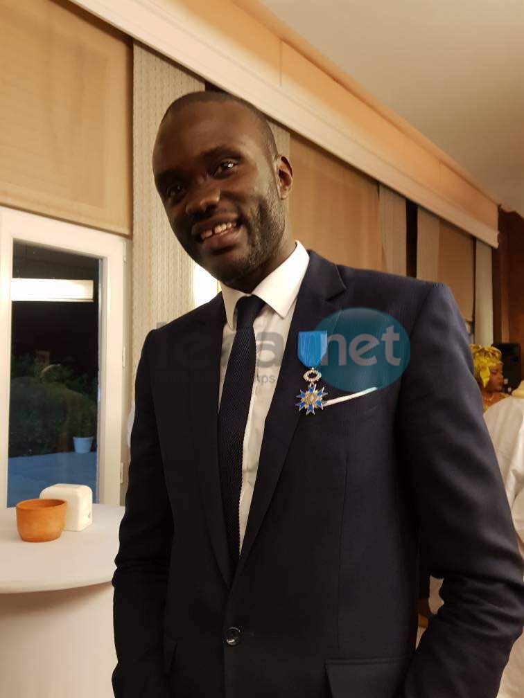 Le fondateur du site Expat Dakar, Mapenda Diop honoré de l'Ordre national du Mérite français
