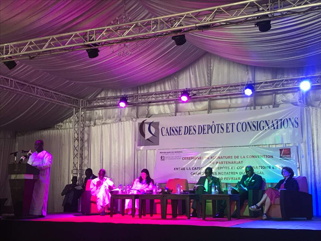 Aliou Sall fait sa première sortie officielle avec la signature de la convention de partenariat avec la Chambre des notaires