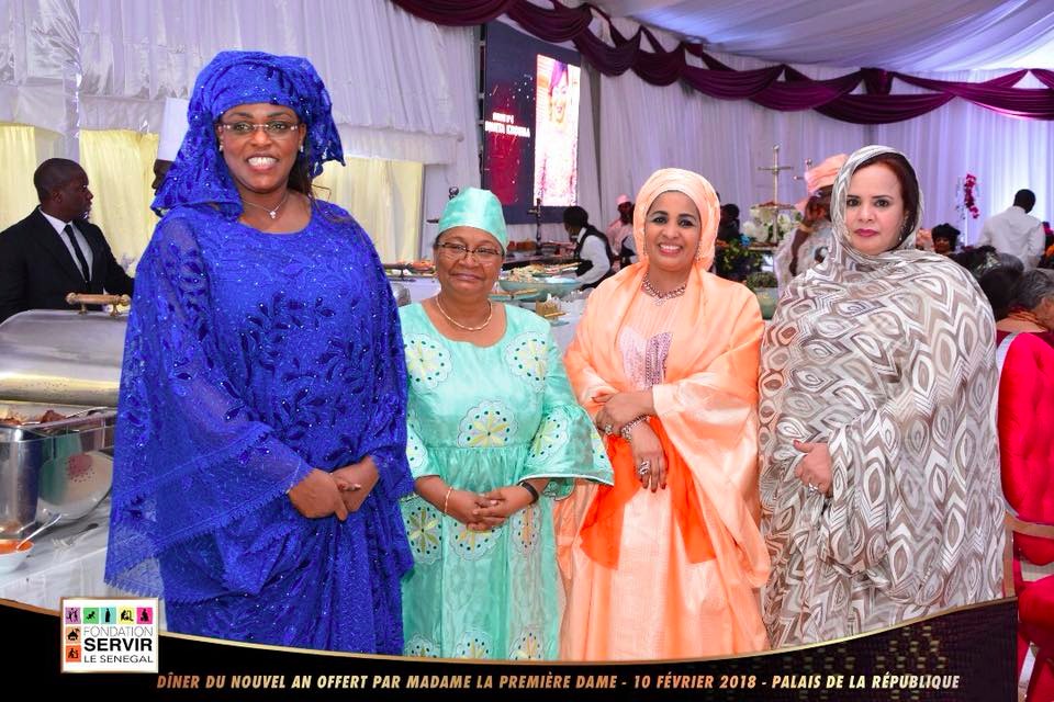 6 photos : Marième Faye Sall éblouissante en bleu saphir à son dîner, fi todjna...