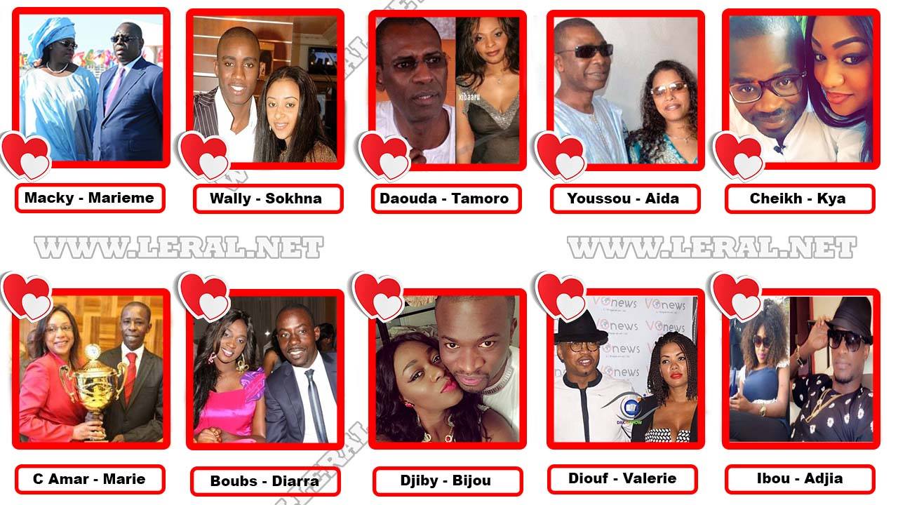 Saint Valentin 2018 : les 10 couples Leral.net les plus glamours du Sénégal