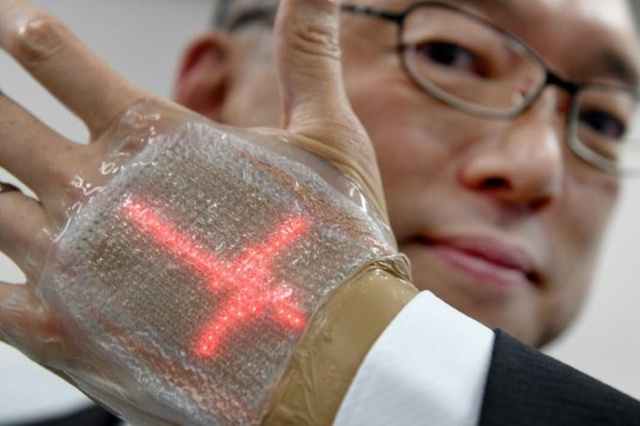 Un Japonais invente un écran à LED comparable à une seconde peau