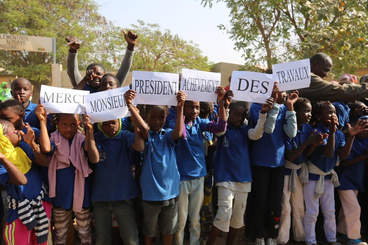 Macky Sall à Popenguine
