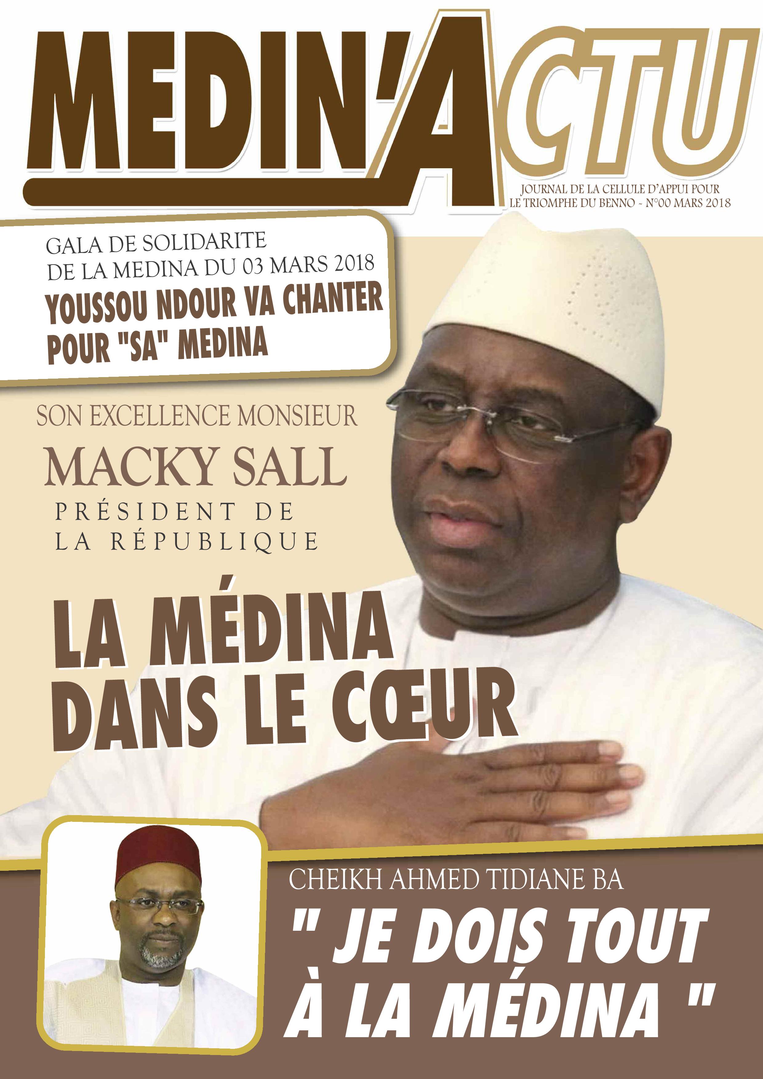 Cheikh Ahmeth Tidiane Ba : Je dois tout à la Médina ( Medin'Actu )