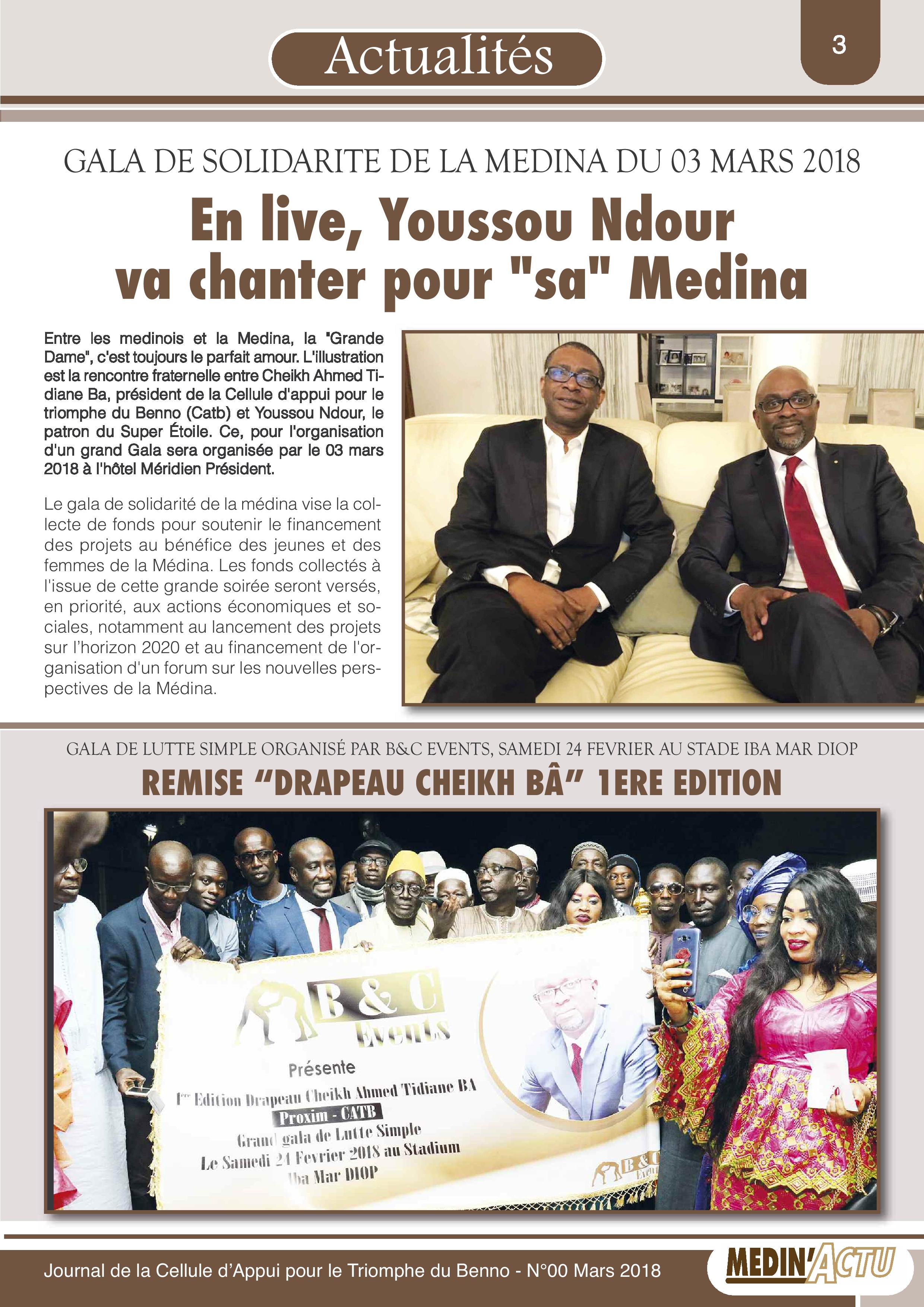 Cheikh Ahmeth Tidiane Ba : Je dois tout à la Médina ( Medin'Actu )