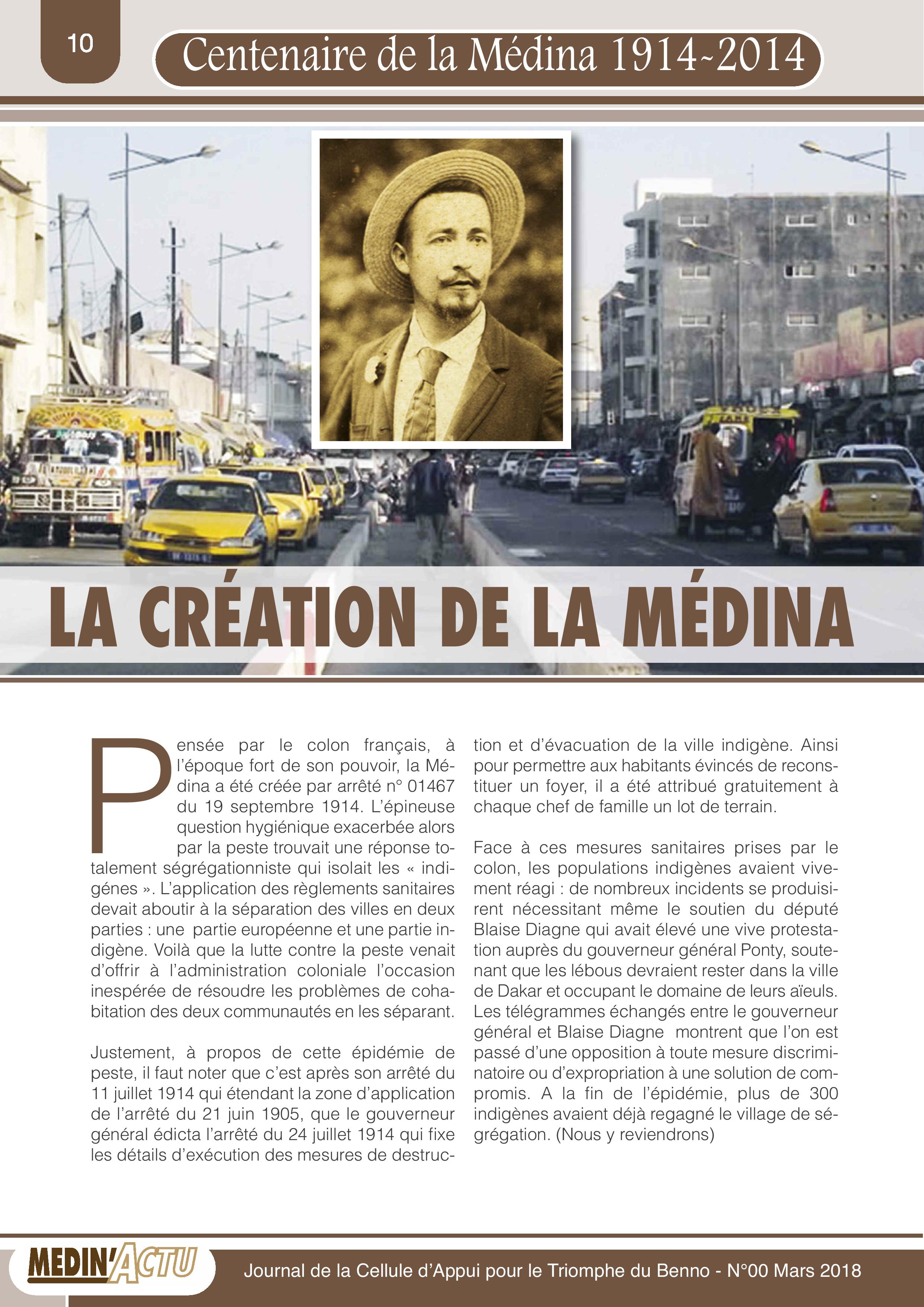 Cheikh Ahmeth Tidiane Ba : Je dois tout à la Médina ( Medin'Actu )