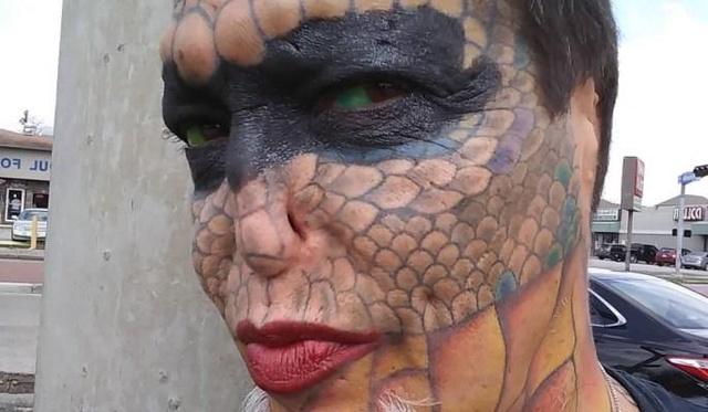 Elle dépense 60.000 dollars pour devenir un "dragon" (Photos)