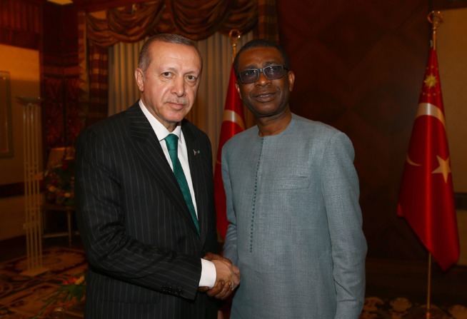Vidéo + Photos : Youssou Ndour présente son fils Birane Ndour au Président turc