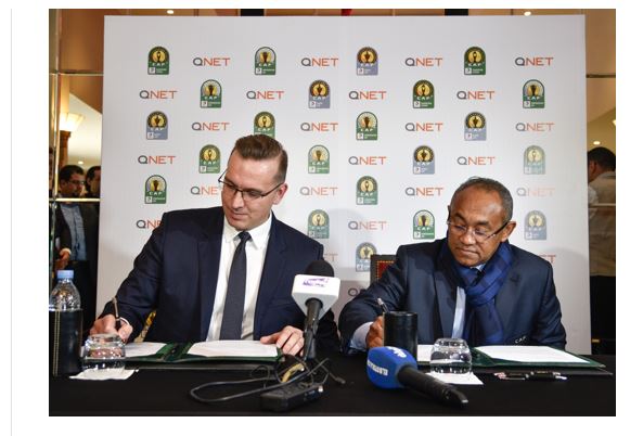 QNET annonce qu'il sponsorise la Ligue des Champions de la CAF Total, la Coupe des Confédérations de la CAF Total et la Supercoupe de la CAF Total