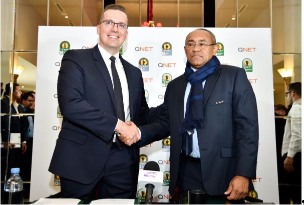 QNET annonce qu'il sponsorise la Ligue des Champions de la CAF Total, la Coupe des Confédérations de la CAF Total et la Supercoupe de la CAF Total