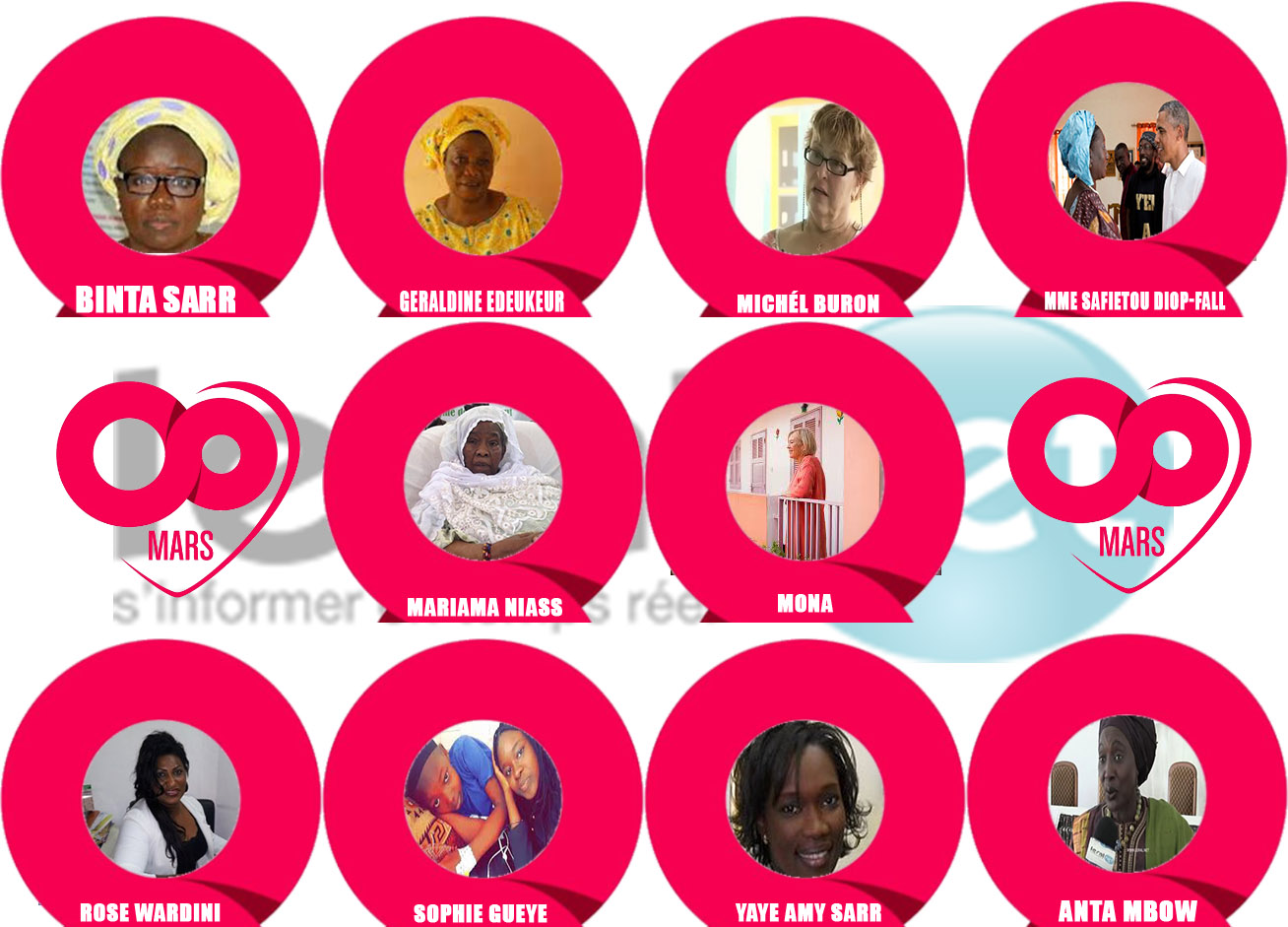 Journée de la Femme 2018 : les 10 femmes les plus influentes dans le social au Sénégal