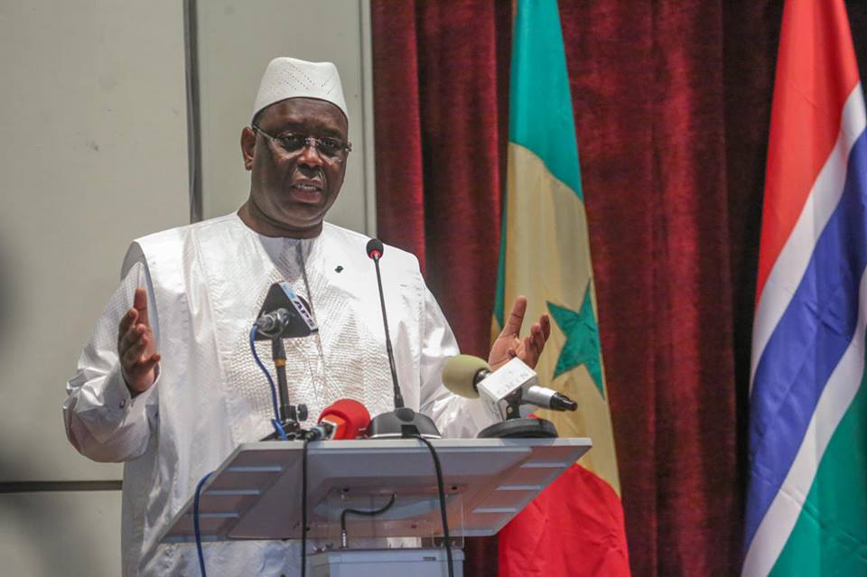 Discours du Président  Macky Sall à la Première session du Conseil présidentiel sénégalo-gambien, le 13 Mars 2018 à Banjul