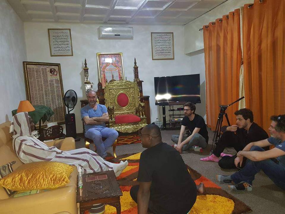 Photos : Eric Cantona, la légende de Manchester United chez Cheikh Ahmadou Kara Mbacké