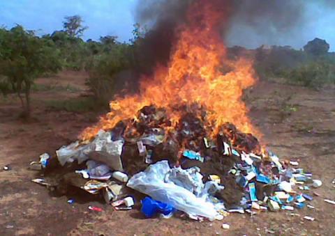 Ziguinchor : 1 tonne de chanvre indien et 700 grammes de cocaïne incinérés